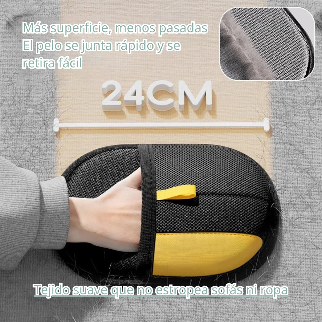 MILO Essencials · Manopla Quita Pelos