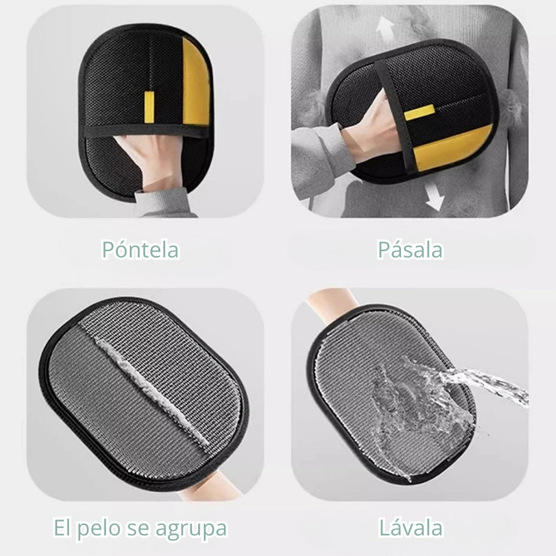 MILO · Manopla quita-pelos para mascotas